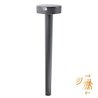 Spike Luminaire FIORINA 2W LED 4000K w/motion sensor and photovoltaic panel IP55 D.16cm black