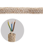 Round fabric covered electrical cable 3x0,75mm2 jute TO415