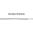 Round wire 1x0,5mm2 transparent