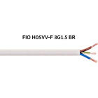 Flexible cable H05VV-F (FVV) 3x1,5mm2 white