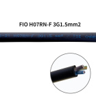 Cabo Baixa Tensão flexível H07RN-F (FBBN) 3x1,5mm2 em borracha preto