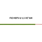 Rigid wire (earth) H07V-U 1,5mm2 green/yellow