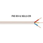 Cabo Baixa Tensão rígido XV-U 3x1,5mm2 bege