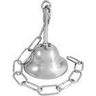 Medium canopy D.11cm with  chain, in chrome