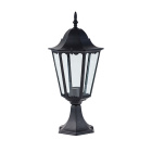 Farola/Sobremuro LISA pequeño IP34 1xE27 Al.40xD.17cm Negro