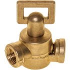 Female Brass Swivel
w/Rachet Grip / Swivel With Teeth and Key Alt.3,6xD.1,95-3,3cm, M10x2