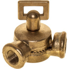 Female Brass Swivel
w/Rachet Grip / Swivel With Teeth and Key Alt.3,9xD.2,5-4,5cm, M10x2