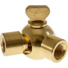 Female Brass Swivel with Butterfly Knob D.2,5-4,2cm, M10x2