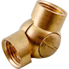 Female brass swivel, D.1,9-3,8cm, M10x2