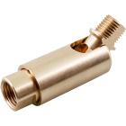 Adjustable female/male Brass Friction Lamp Swivel, Alt.5,3xD.1,6cm, M10x2 360°-90°