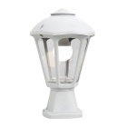 Pillar GIAMPY 1xE27 IP55 L.21xW.21xH.33cm white resin