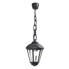 Colgante GIAMPY 1xE27 IP55 L.21xAn.21xAl.75cm resina negra