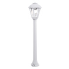 Farola GIAMPY 1xE27 IP55 L.21xAn.21xAl.99,5cm resina blanca