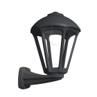 Wall Lamp SANDRO 1xE27 IP55 L.24xW.28xH.36,5cm black resin