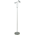 Floor Lamp TELMO 2xGU10 L.29xW.25xH.156cm Satin Nickel