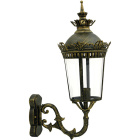 Wall Lamp EVEREST IP44 1xE27 L.24xW.31xH.60cm Black/Gold