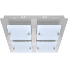 Plafond LARGO square 4xG9 L.27xW.27xH.6cm Satin Nickel