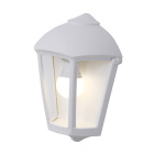 Wall Lamp FABIO 1xE27 IP55 L.21xW.11,5xH.29cm white resin