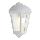 Wall Lamp GIULIO 1xE27 IP55 L.26,5xW.14xH.37,5cm white resin