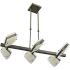 Ceiling Lamp SORAIA 6xG9 L.65xW.33xH.Reg.cm Brown