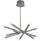 Ceiling Lamp DORA round 12xG4 12V H.Reg.xD.71cm Satin Nickel