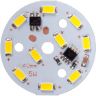 Round LED module 5W D.40mm 290lm 3000K 230V