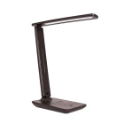 Table lamp MOBIL 5W LED 3000-4000-6500K with mobile phone wireless charging base, in brown