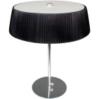 Table Lamp ASTRID 3xE27 H.47xD.38cm Black/Chrome