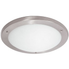 Plafond ALVORADA redondo 1xE14 Alt.10xD.26cm Níquel