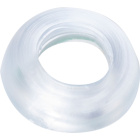 White plastic ring for canopy 0,45xD.1,6cm transparent