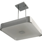 Ceiling Lamp LIZETE square 6xE27 L.54xW.54xH.Reg.cm Grey/Chrome