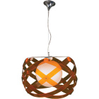 Pendant Light ACUARIO medium 1xE27 H.Reg.xD.50cm Orange