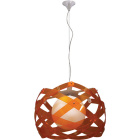 Pendant Light ACUARIO large 1xE27 H.Reg.xD.60cm Orange