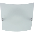 Plafond CAMPINAS quadrado médio 1xR7s 118mm C.37xL.37xAlt.12cm Opaco