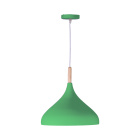 Pendant light BAVIERA D.30cm 1xE27 in green metal