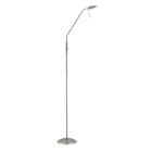 Lámpara de Pie TYRION 5W LED 450lm A.149xD.23cm niquel