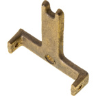 Base aplication for fitting  L.8,4xW.7,2xH.1,6cm, in raw brass