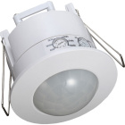 White infrared (IR) movement sensor IP20, detection angle of 360º, in PC with UV protection