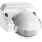 Sensor de movimento IR branco IP44, ângulo de detecção 180°, em PC com protecção UV
