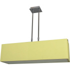Candeeiro de tecto ROSI 4xE14 C.75xL.20xAlt.Reg.cm Verde/Cromado