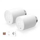 Shelly BLU TRV 2-pack — 2x Cabeça termostática de radiador Bluetooth + 1x Gateway Gen3
