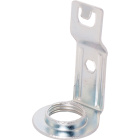 Suporte de encaixe para suporte E14 vela de 1-peça, Alt.65mm, metal zincado branco