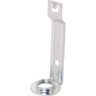 Suporte de encaixe para suporte E14 vela de 1-peça, Alt.85mm, metal zincado branco