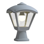 Pillar ROBY 1xE27 IP55 L.20xW.20xH.29cm grey resin