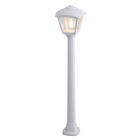 Pillar ROBY 1xE27 8,5W CCT (3colors) switch IP55 L.20xW.20xH.94,5cm white resin