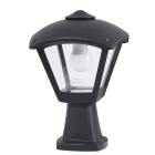 Pillar DARIO 1xE27 IP55 L.24xW.24xH.35cm black resin