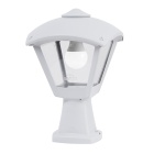 Pillar DARIO 1xE27 IP55 L.24xW.24xH.35cm white resin