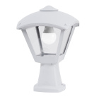 Farola DARIO 1xE27 IP55 L.24xAn.24xAl.35cm resina blanca