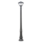 Pillar DARIO 1xE27 8,5W CCT (3colors) switch IP55 L.24xW.24xH.195cm black resin