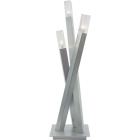 Table Lamp DORA square 3xG4 12V L.18xW.18xH.62cm Satin Nickel